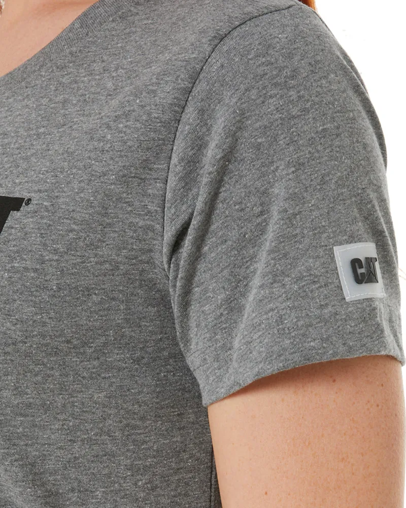 Ladies Trademark SS Tee - Dark Heather Grey