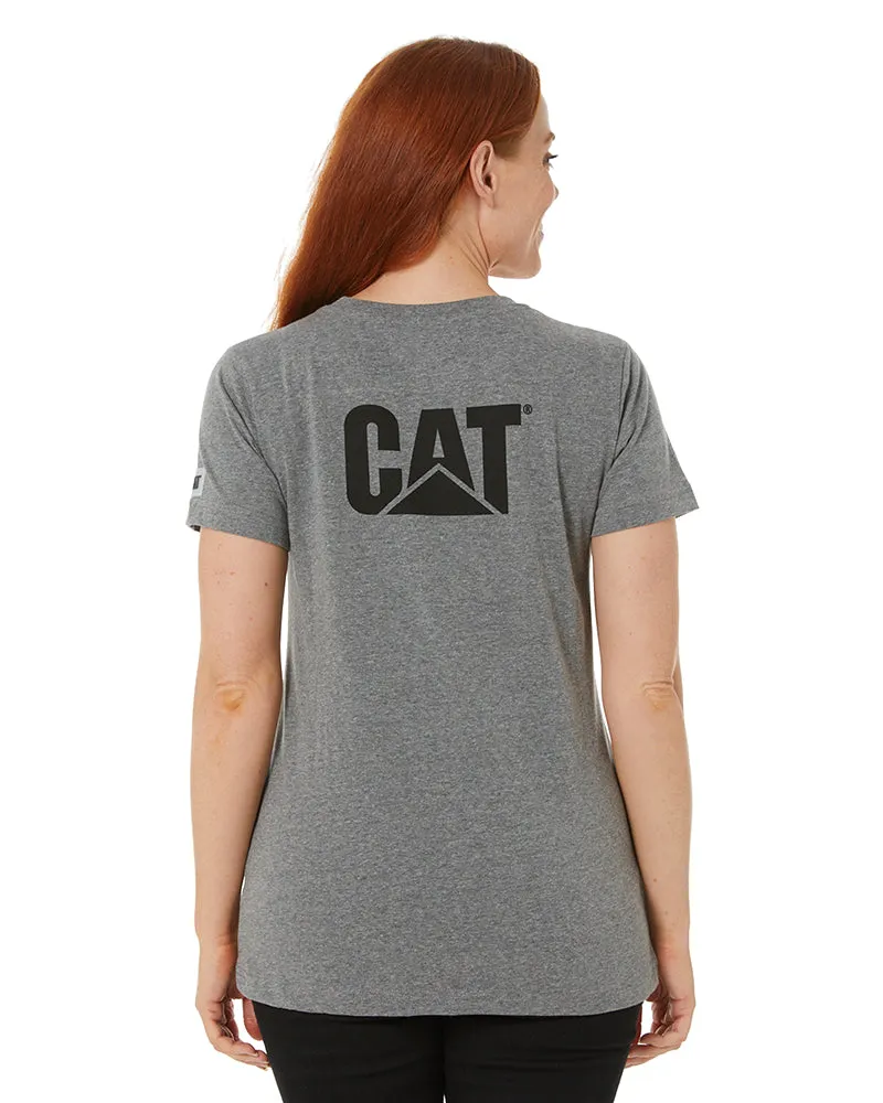 Ladies Trademark SS Tee - Dark Heather Grey