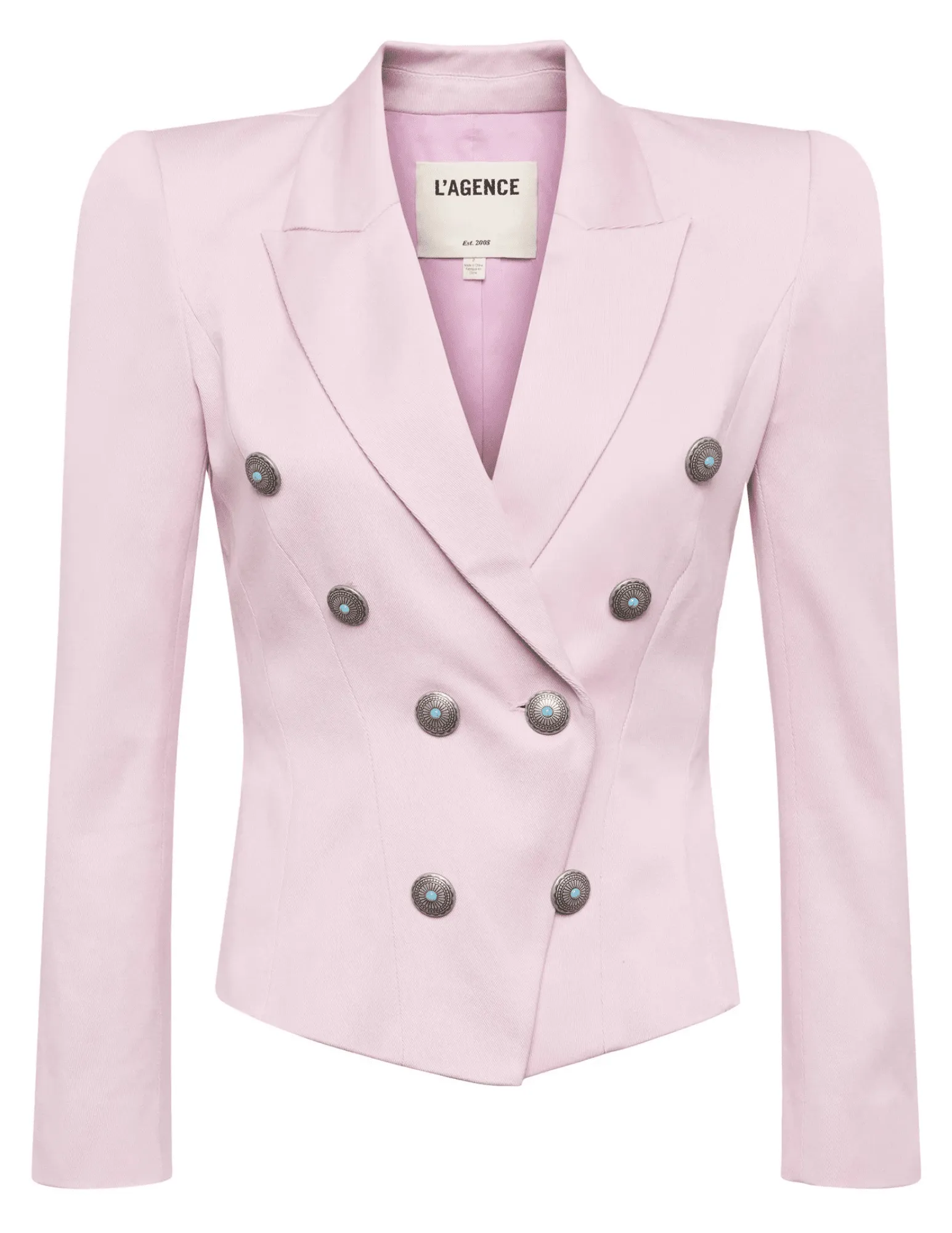 L'Agence Bethany Structured Tapered Blazer