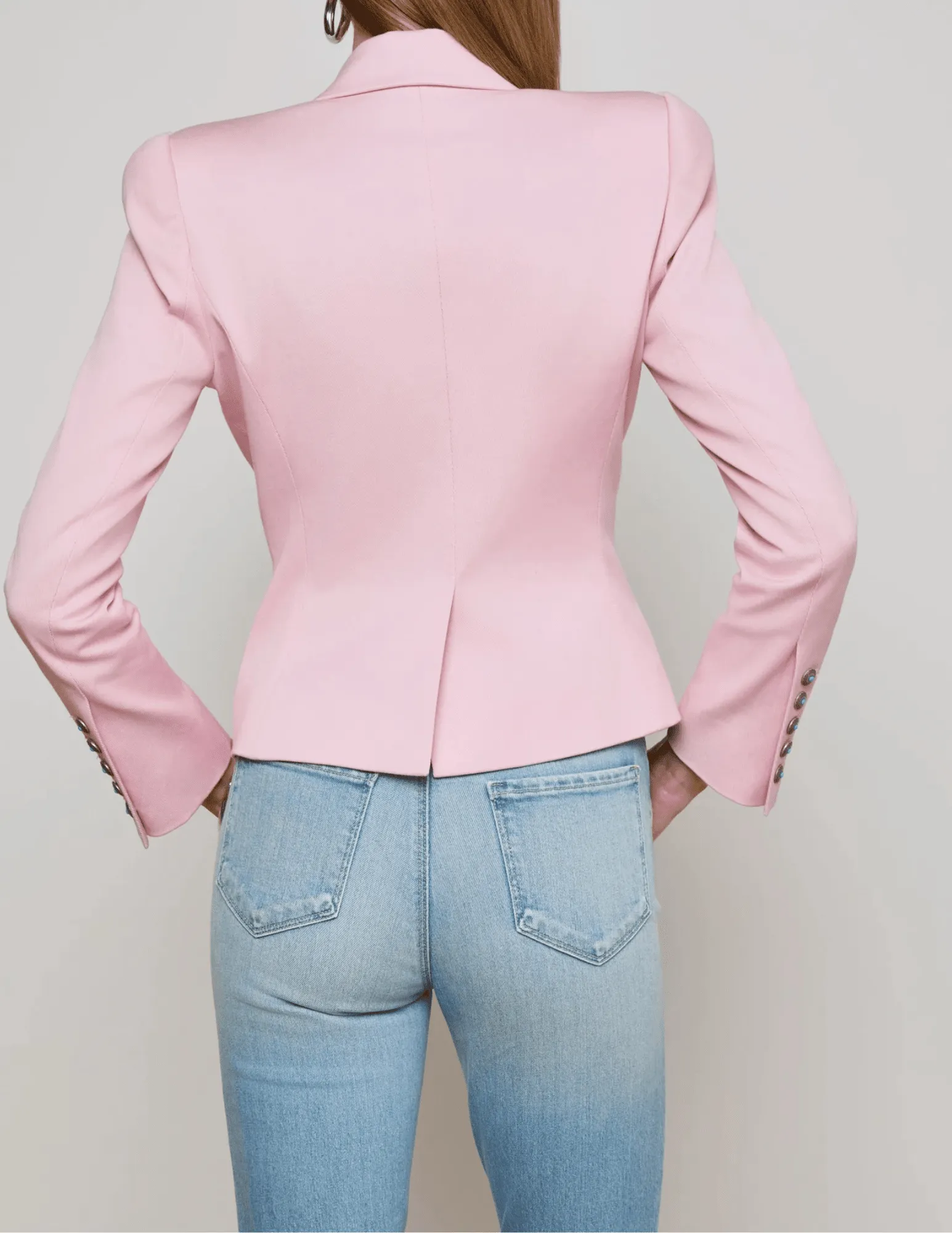 L'Agence Bethany Structured Tapered Blazer