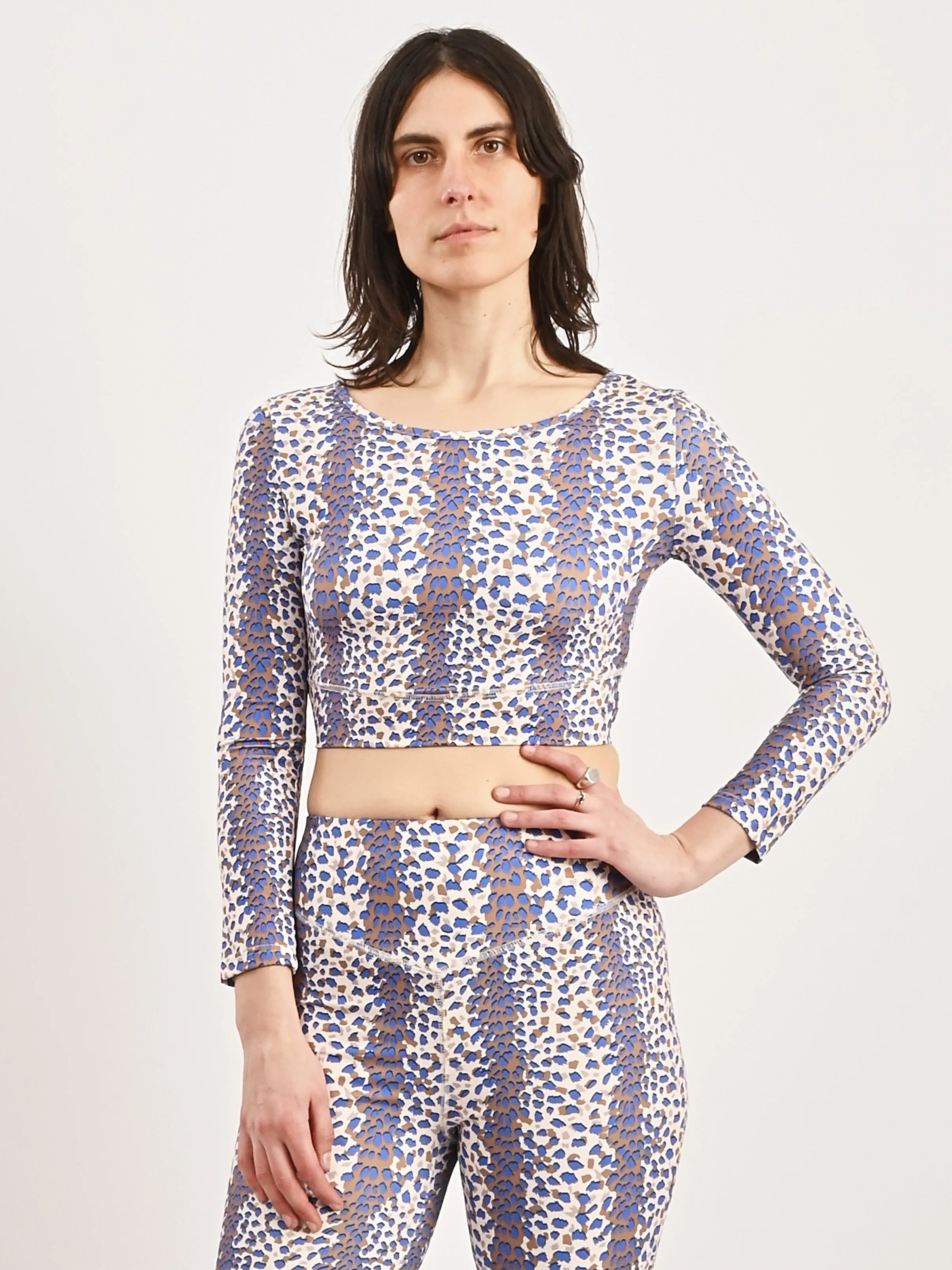 Leopard Workout Top