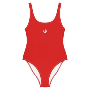 Life League Gear - "Dive" - Women's One Piece (Dive Flag Red/White)