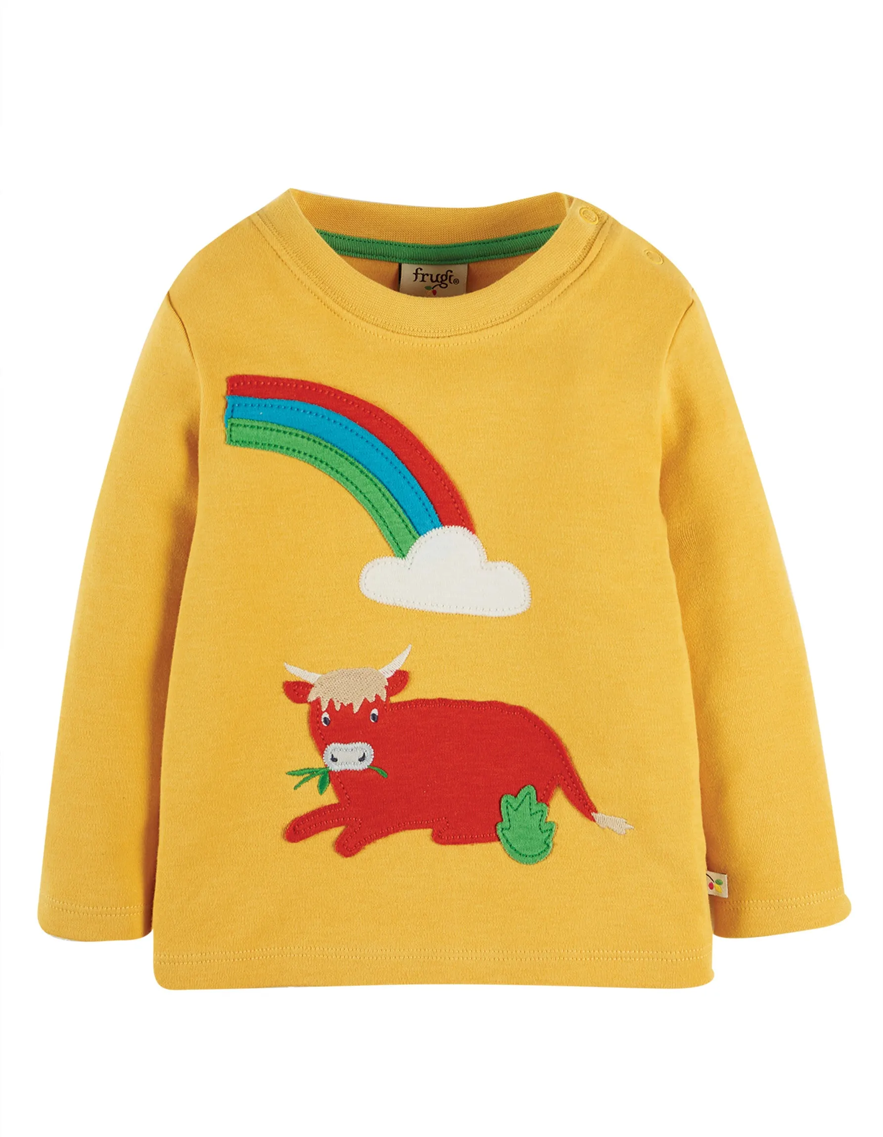 Little Discovery Applique Top - Bumble Bee/Cow
