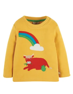 Little Discovery Applique Top - Bumble Bee/Cow