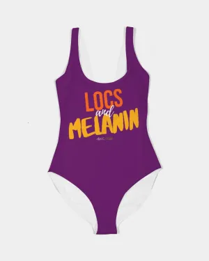 LOCS and MELANIN Women's One-Piece Swimsuit