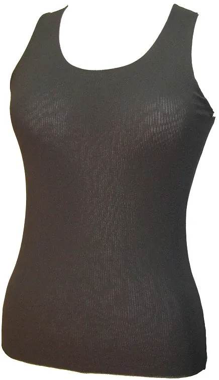 Long Scoop Tank Top - Basics Essentials