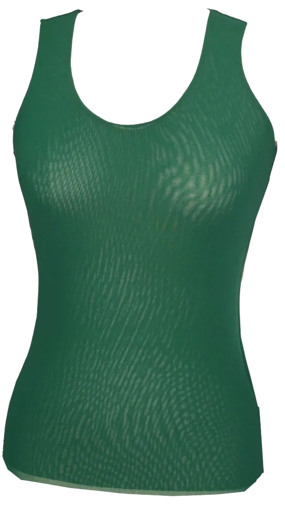 Long Scoop Tank Top - Basics Essentials