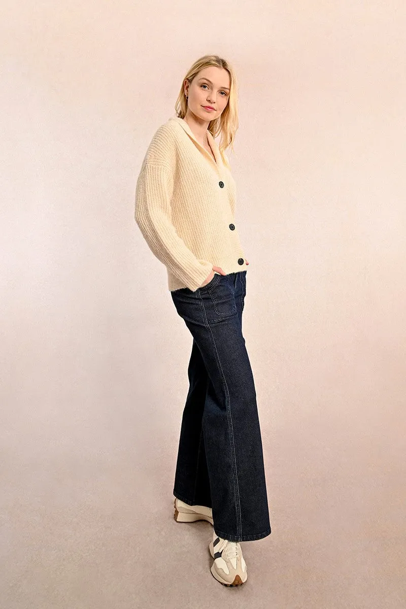 LOOSE KNITTED CARDIGAN
