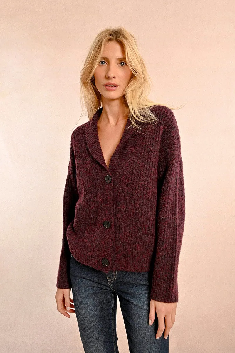 LOOSE KNITTED CARDIGAN