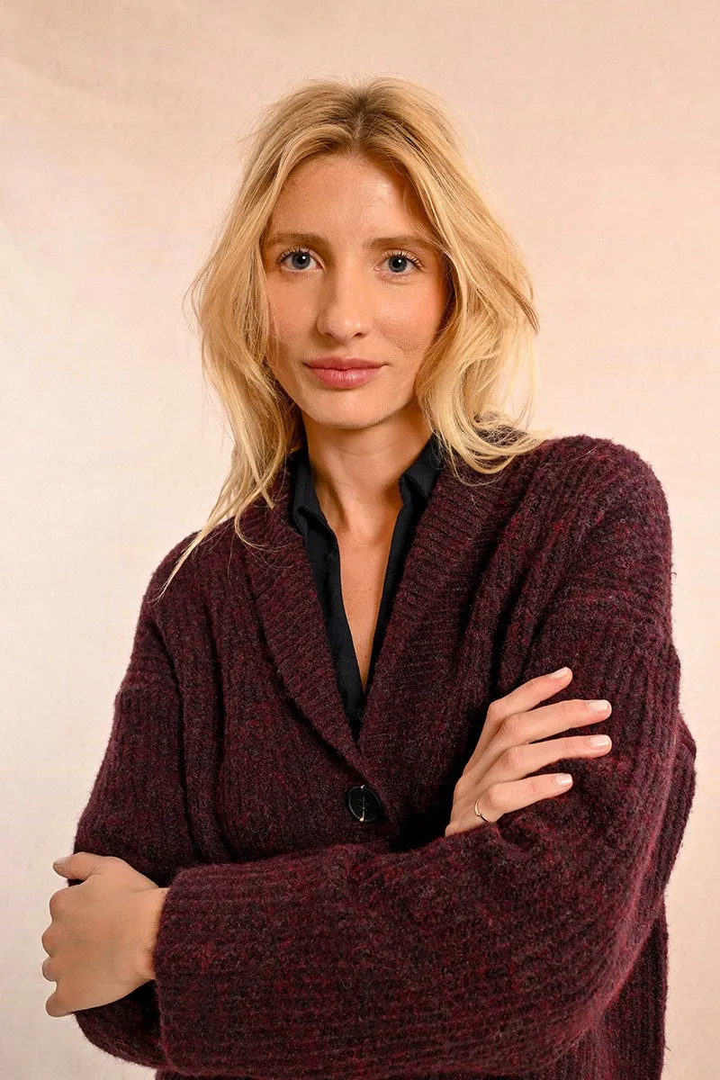 LOOSE KNITTED CARDIGAN