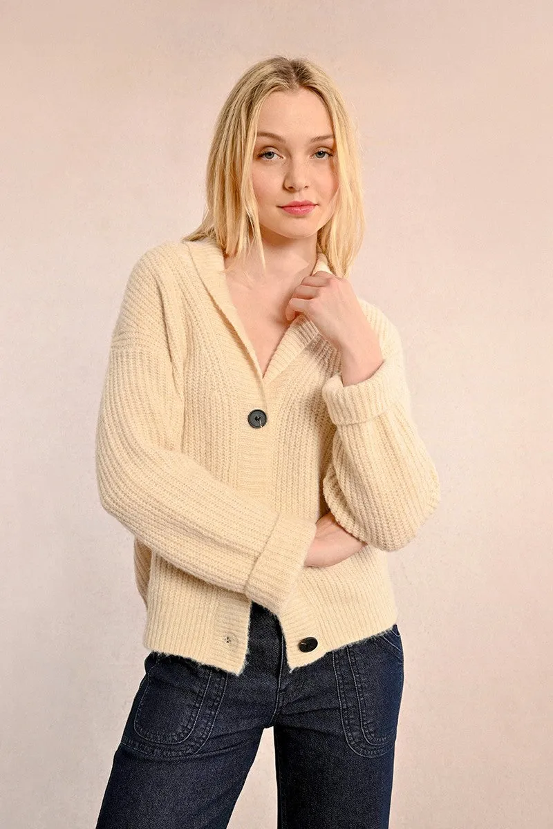 LOOSE KNITTED CARDIGAN