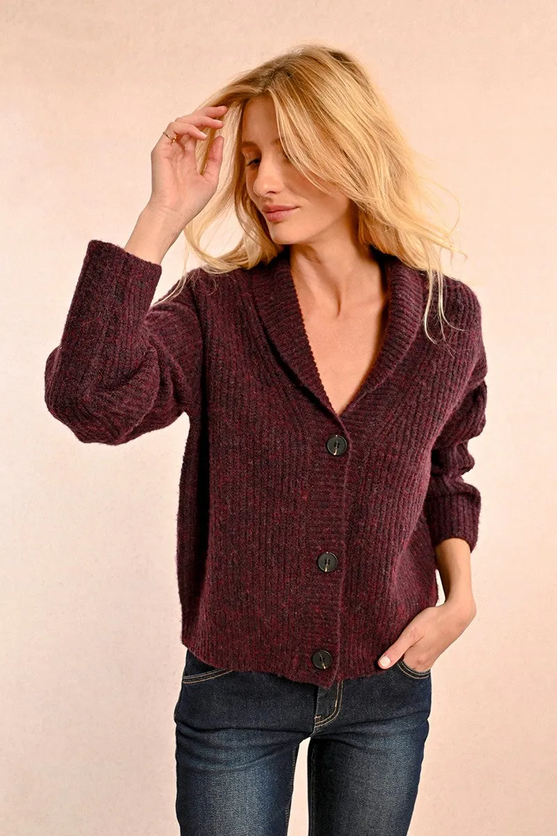 LOOSE KNITTED CARDIGAN