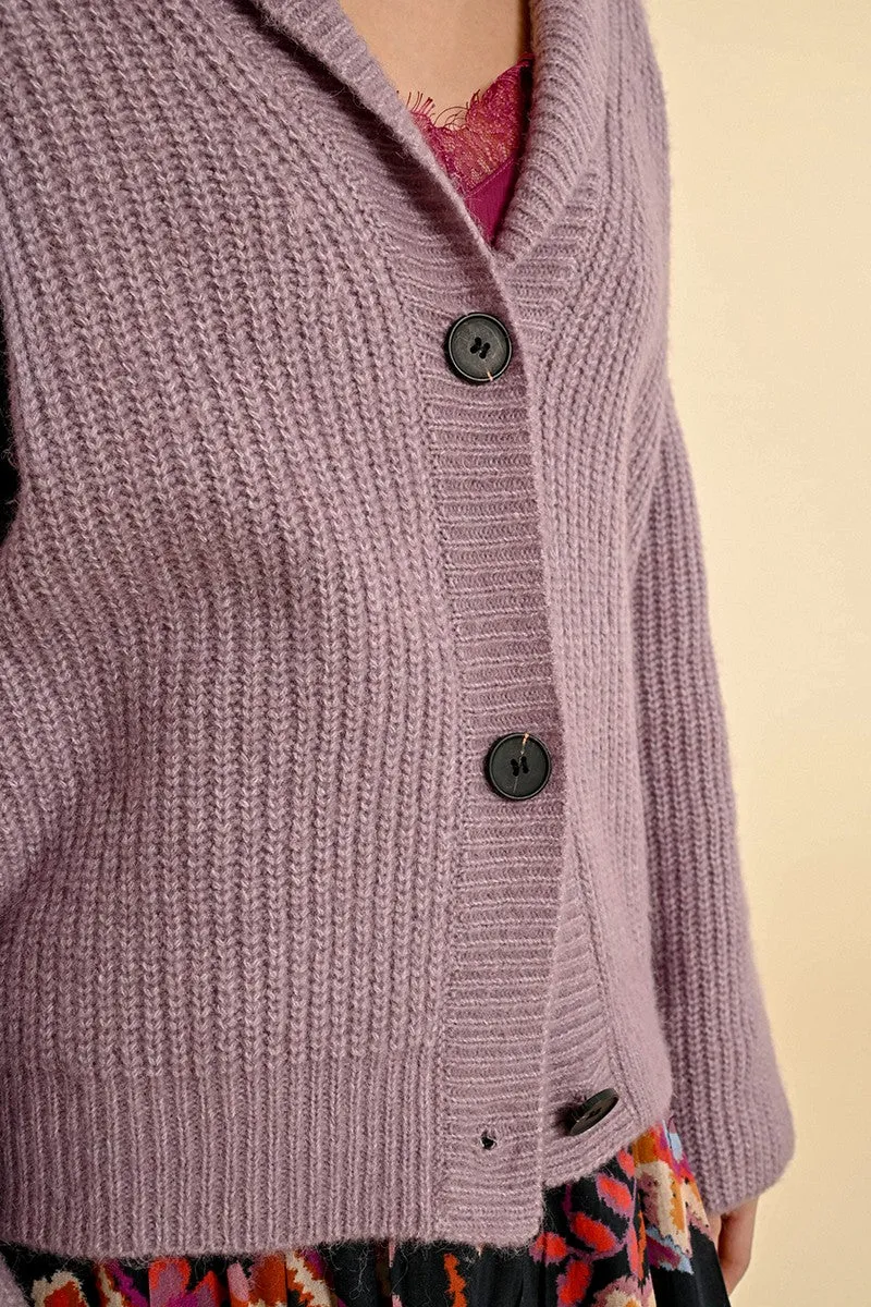 LOOSE KNITTED CARDIGAN