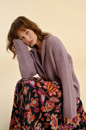 LOOSE KNITTED CARDIGAN