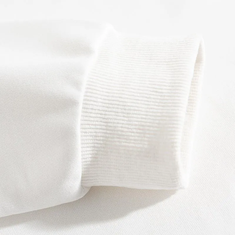 Lovely Christmas O-Neck White Sweater I