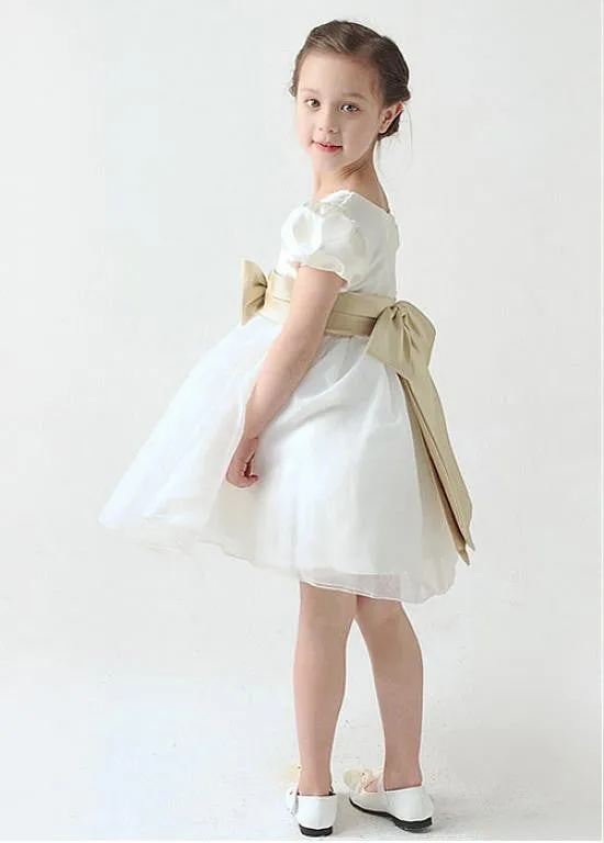 Lovely Flower Girl Dresses With Beads