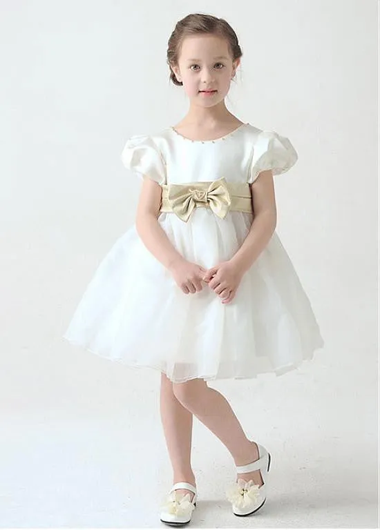 Lovely Flower Girl Dresses With Beads