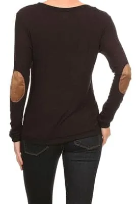 L/S Scoop Neck Top Black - Pack of 6