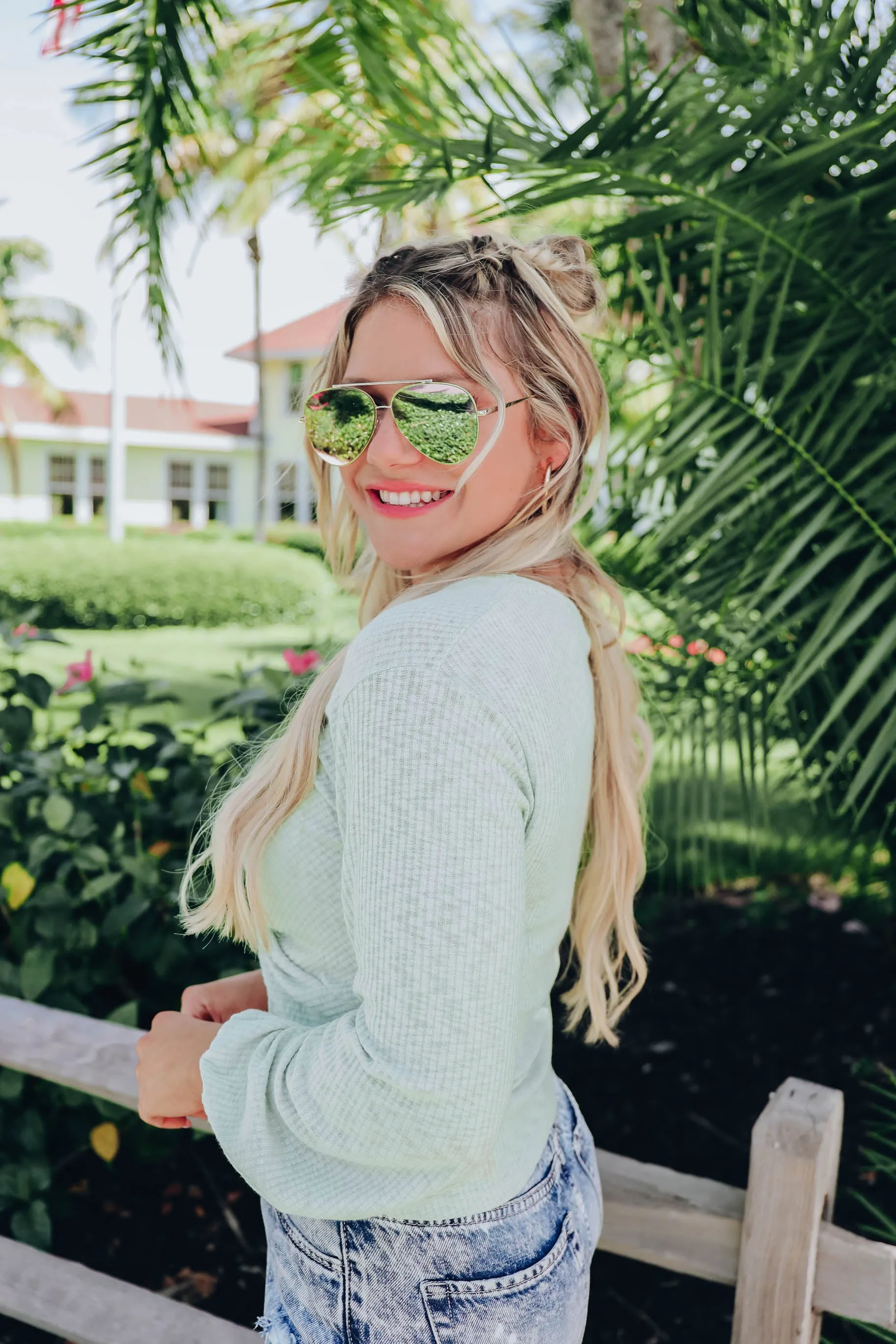 Maelyn Twisted Knot Crop Top