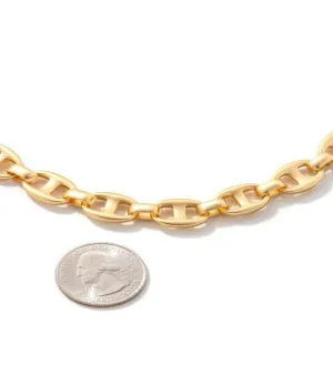 Mariner Link Gold Necklace