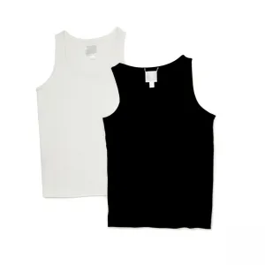 MarlaWynne WynneLayers 2 Pack Women's Essential Stretch Layering Tank Tops