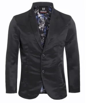 Men's Western Black Blazer
