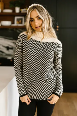 Mess With Your Mind Sweater in Black