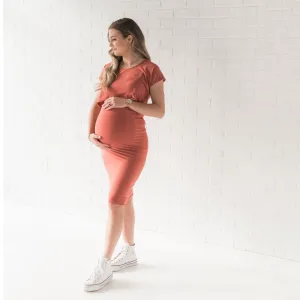 Mila Pencil Skirt- Rouge