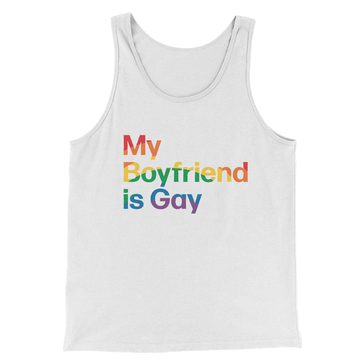 My Boyfriend Is Gay Men/Unisex Tank Top