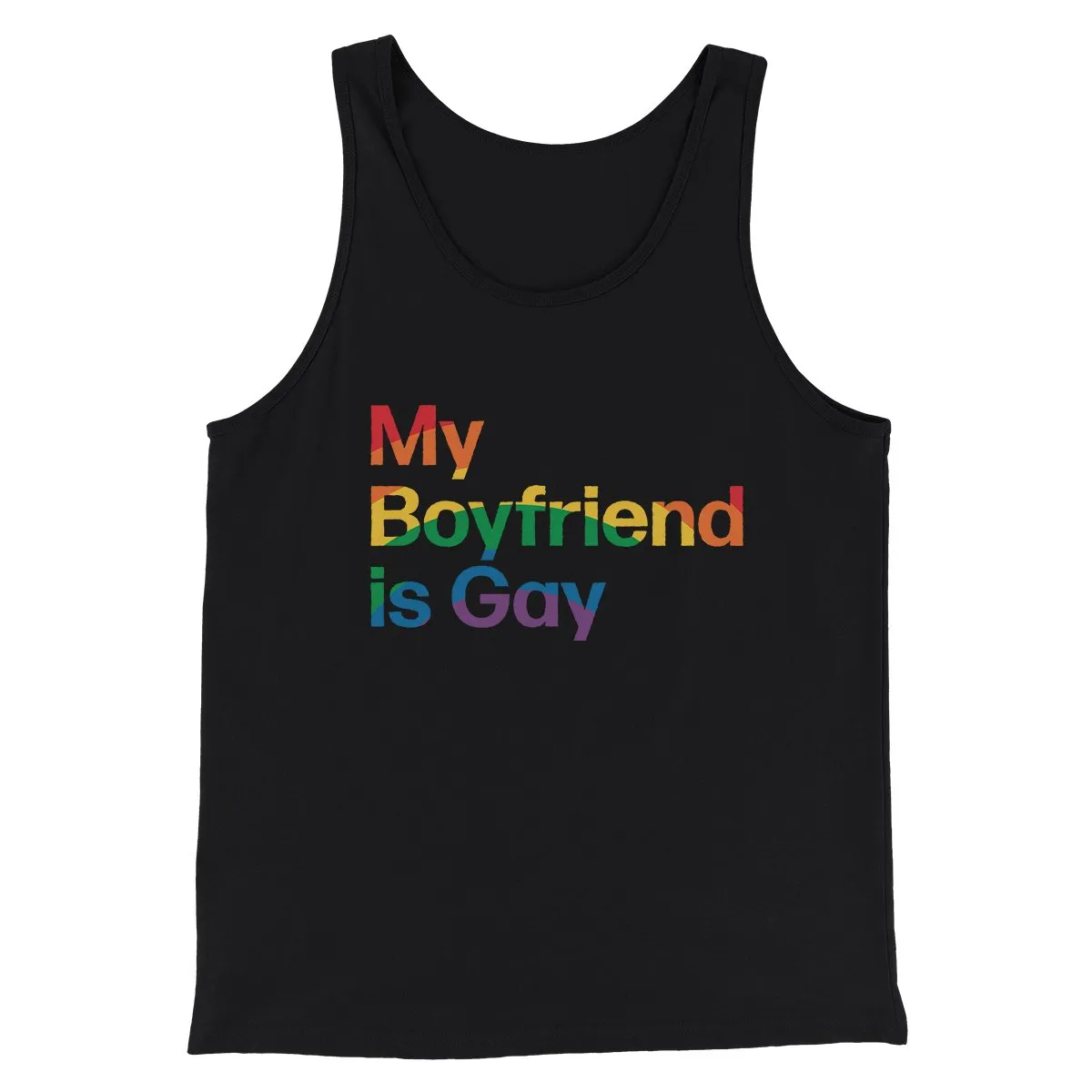 My Boyfriend Is Gay Men/Unisex Tank Top
