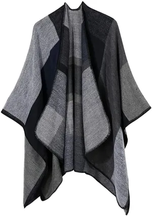 New LittleMax Oversize Open Front One Piece Knitted Cardigans Sweaters Outwear Coat Shawl for Women, One size, Grey, Black, Navy!