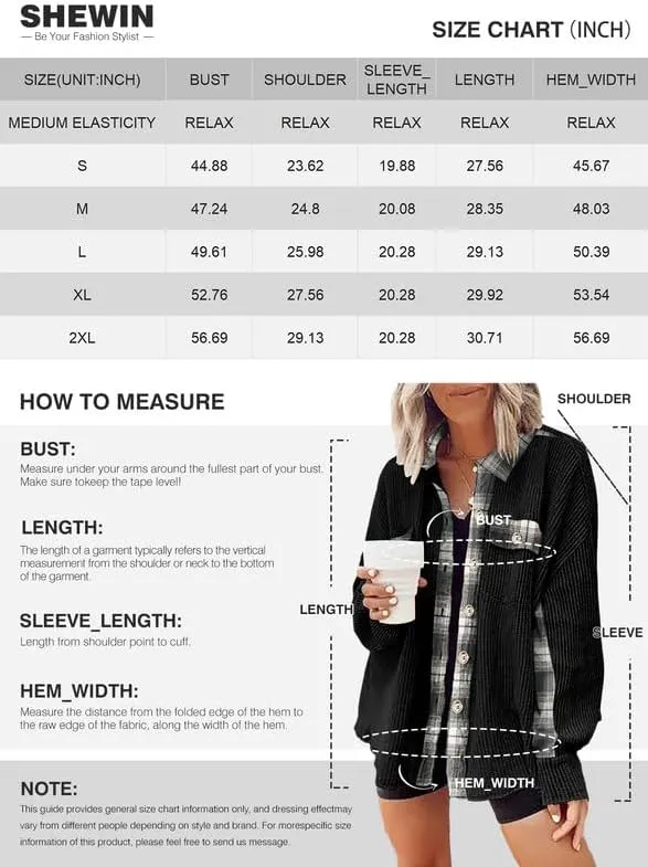 New Womens Waffle Knit Plaid Shacket Boyfriend Button Down Shirt Jacket Loose Relaxed Fit Long Sleeve Top Sz S, Grey! Over sized