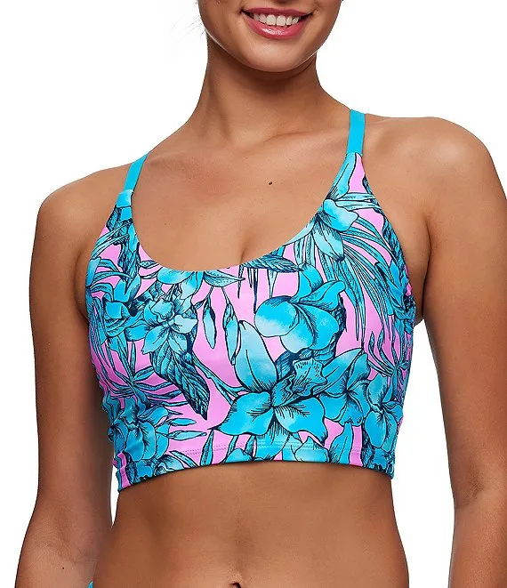 Next Luau Connected Scoop Neck Crop