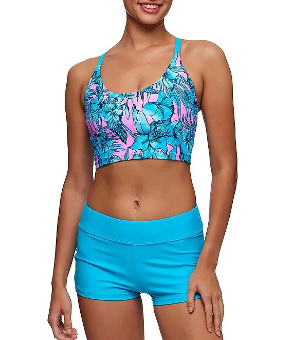 Next Luau Connected Scoop Neck Crop