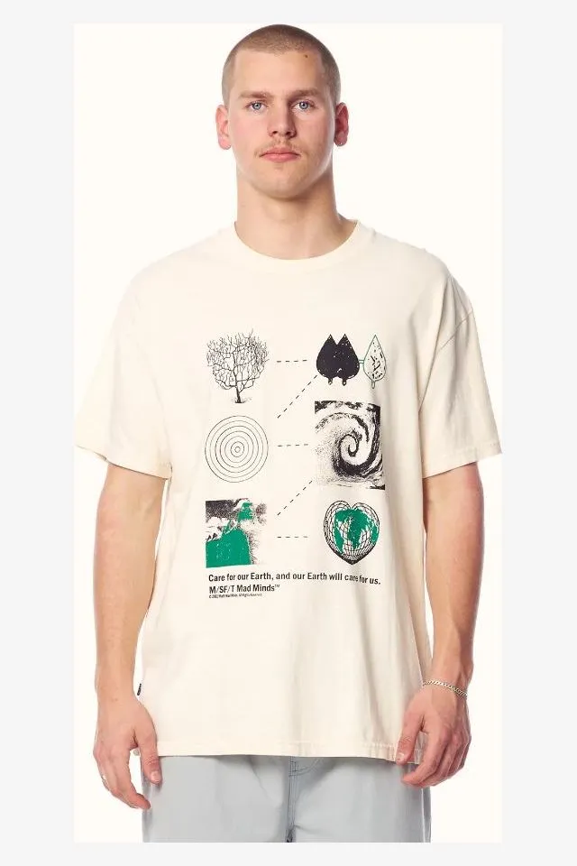 NOR NINA 50/50 SS TEE - PIGMENT CHALK WHITE
