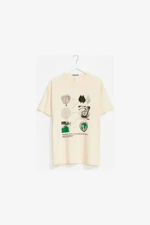 NOR NINA 50/50 SS TEE - PIGMENT CHALK WHITE