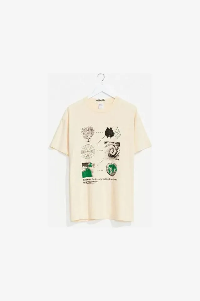 NOR NINA 50/50 SS TEE - PIGMENT CHALK WHITE