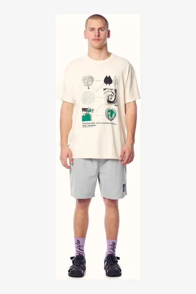 NOR NINA 50/50 SS TEE - PIGMENT CHALK WHITE