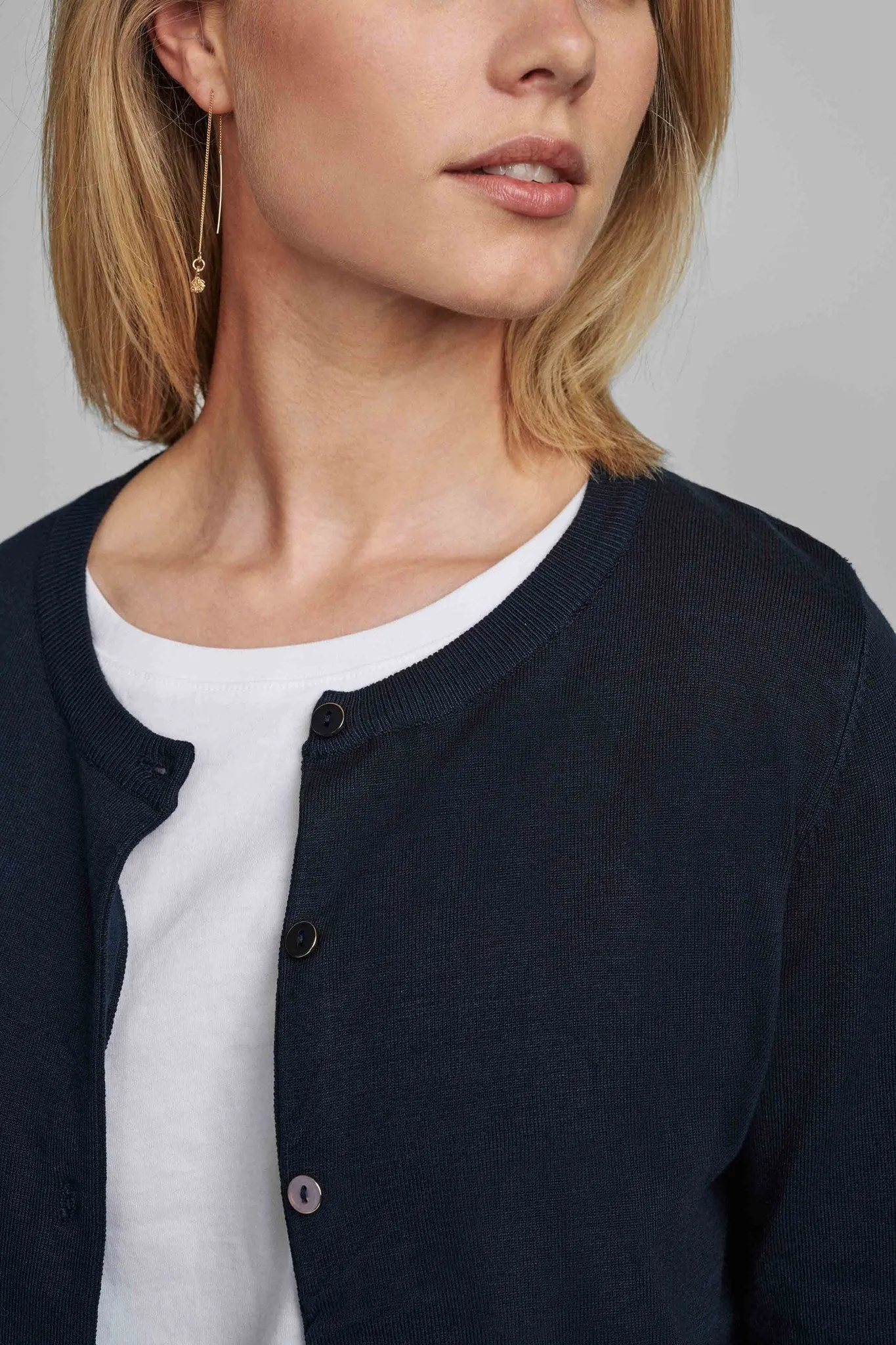 NUBIA CARDIGAN - NOOS - Dark Sapphire