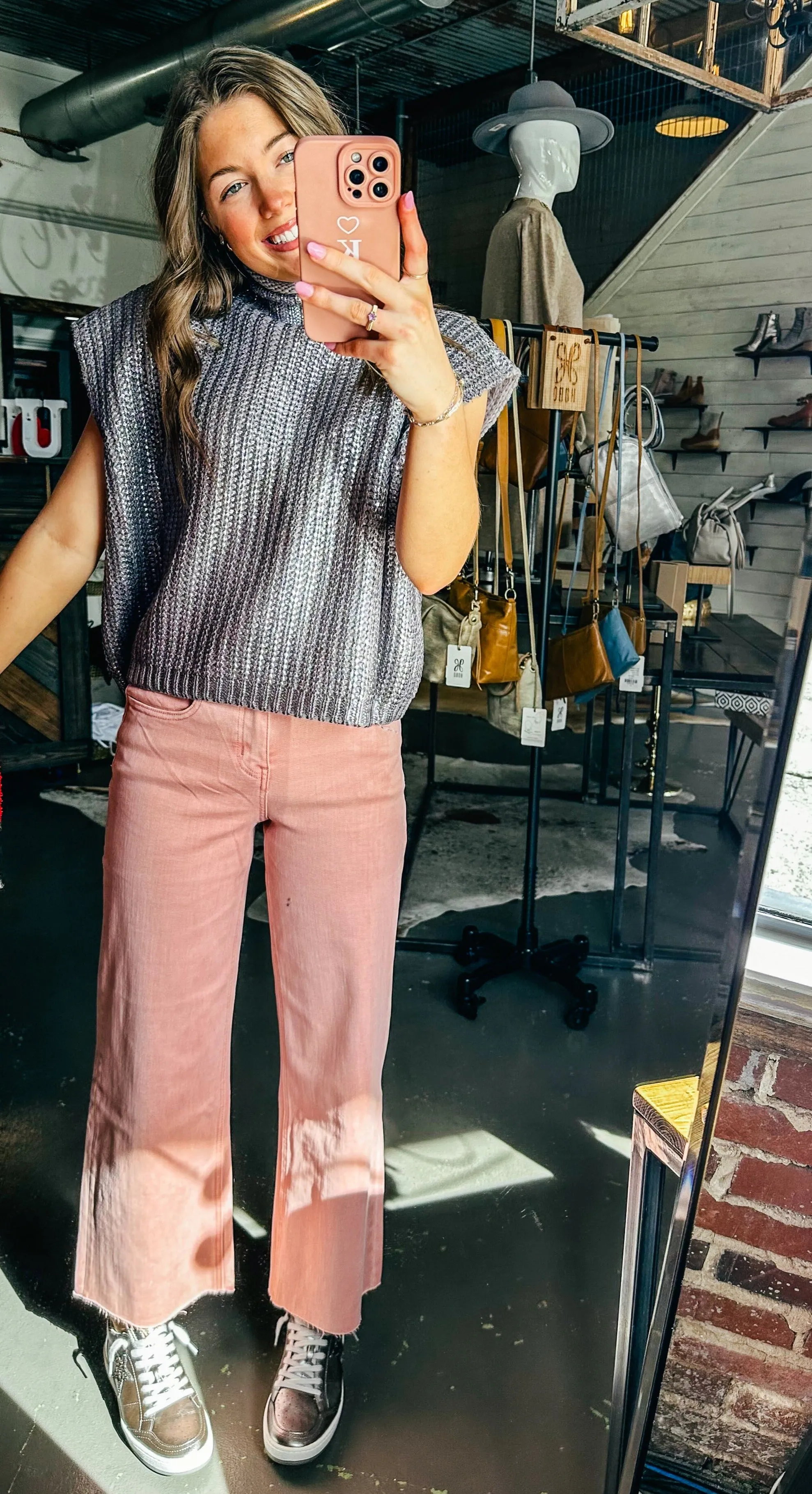 Oaklyn Metallic Top