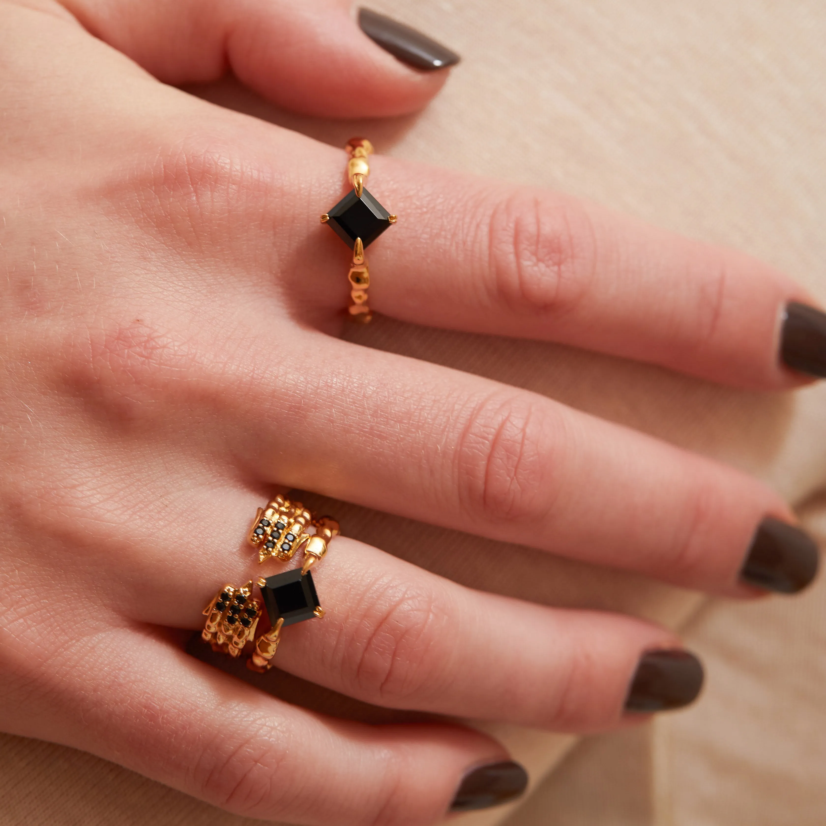 Onyx Stem Ring