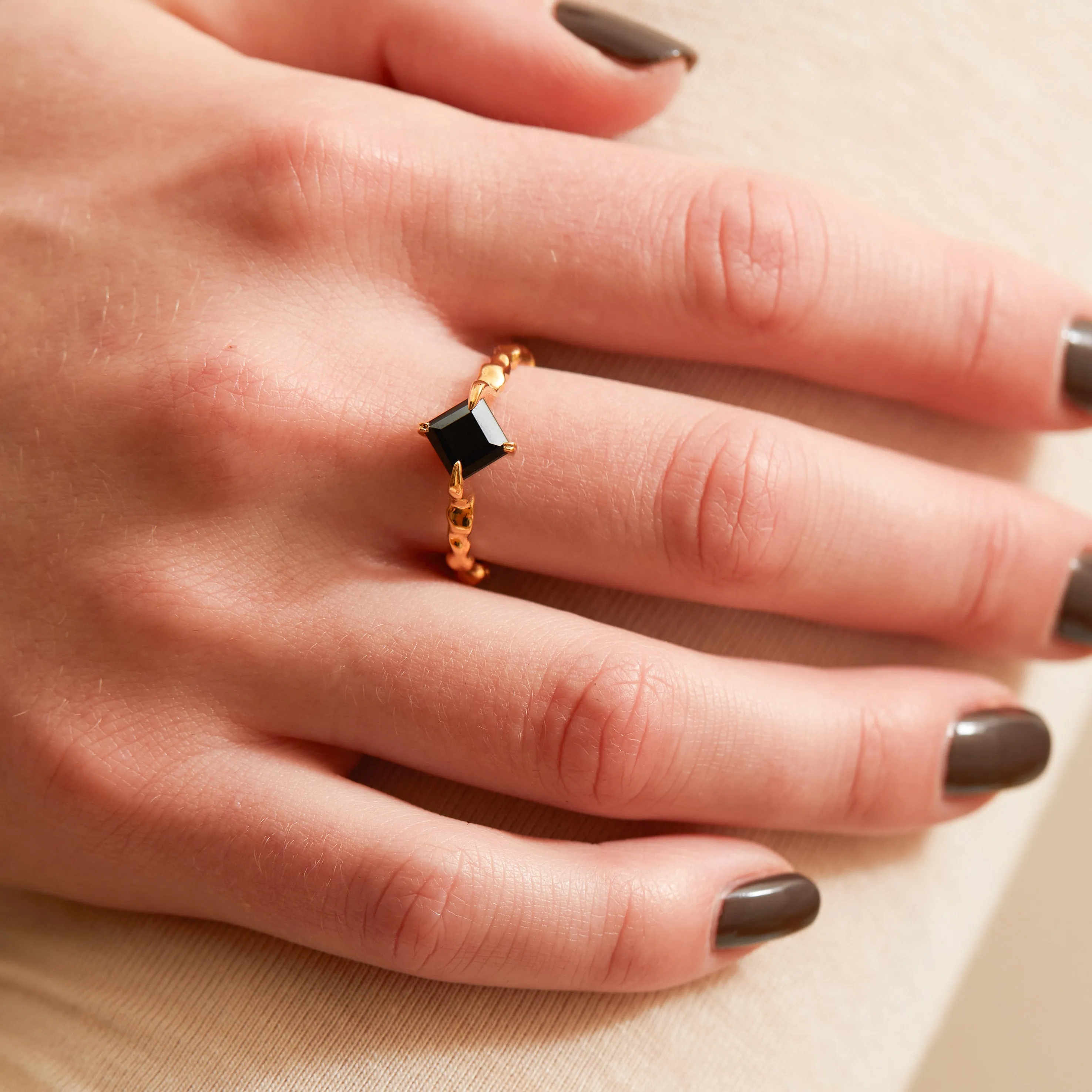 Onyx Stem Ring