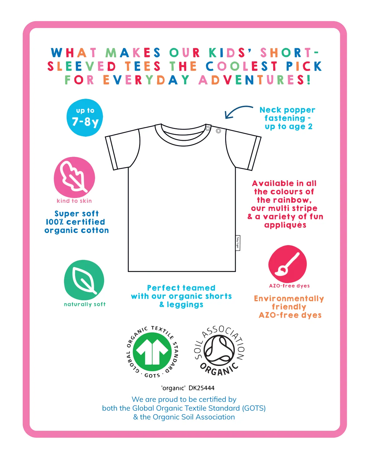 Organic Ice Cream Applique T-Shirt