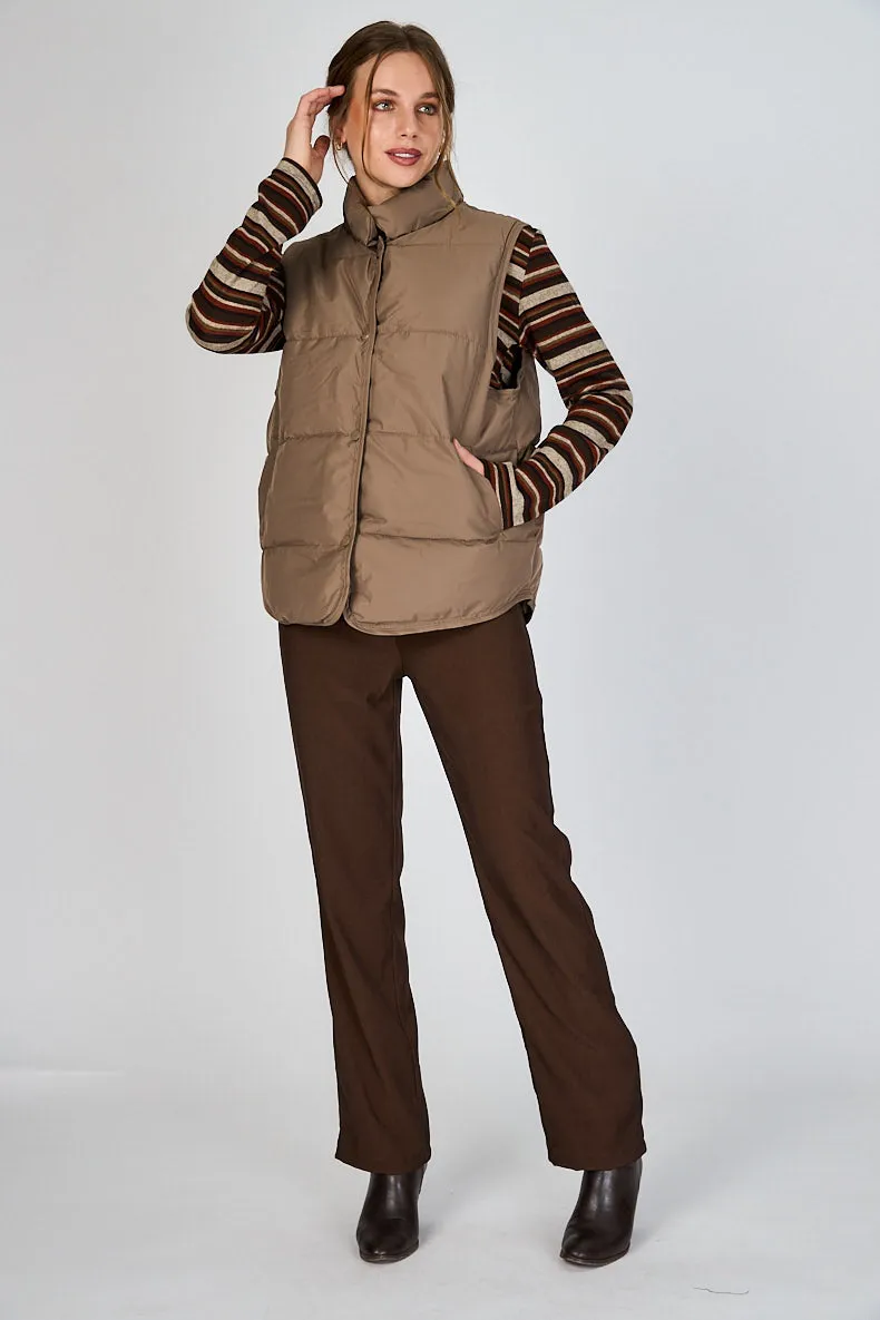 Parka sin Mangas Violeta Woman by Eclipse