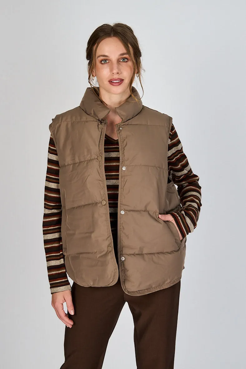 Parka sin Mangas Violeta Woman by Eclipse