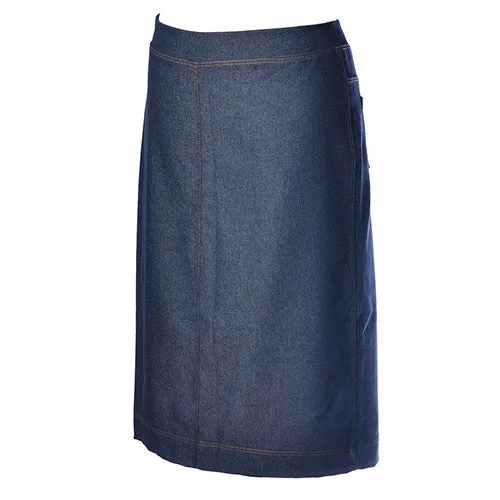 Pencil Skirt  - Cotton Stretch Denim