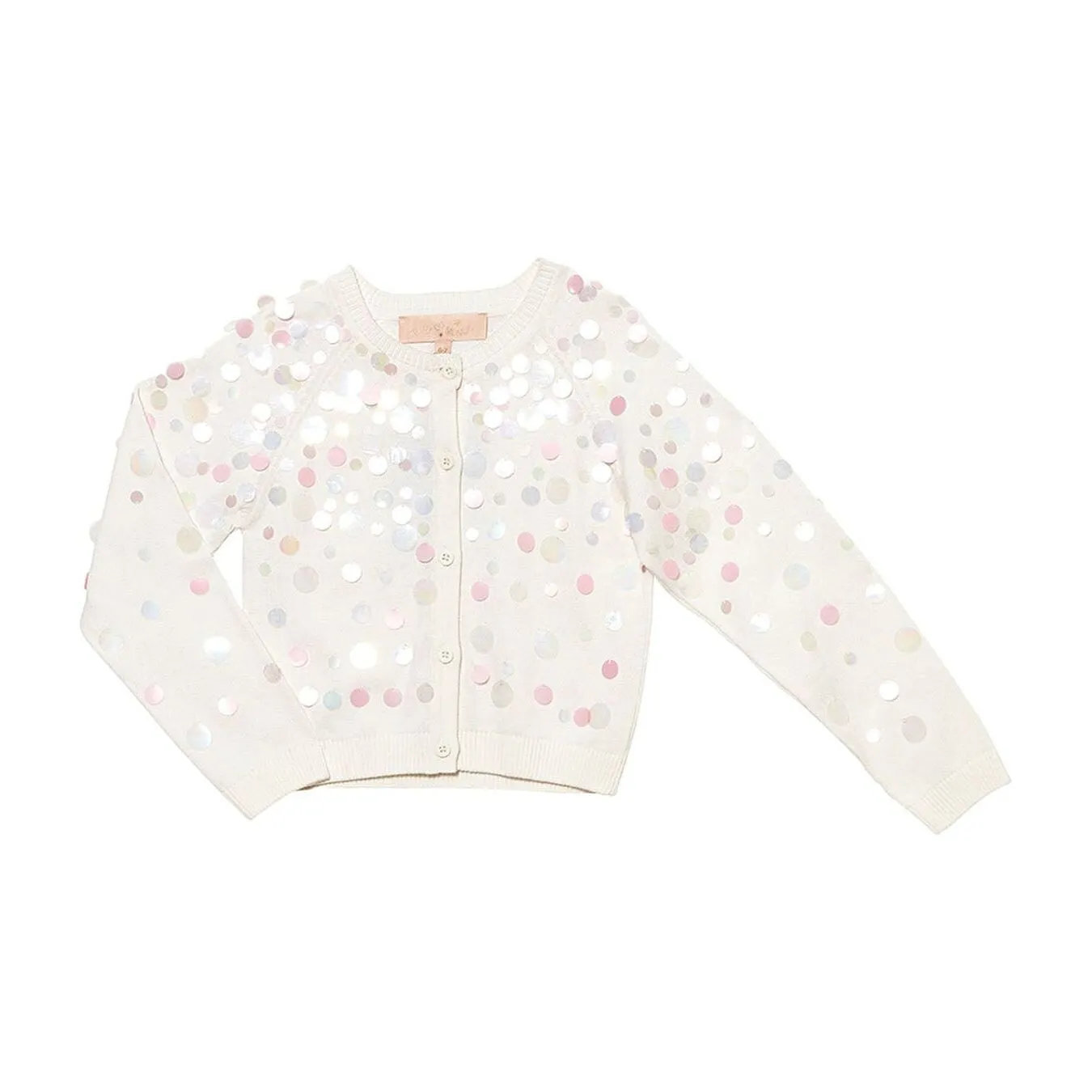 Pointillism Cardigan - Milk