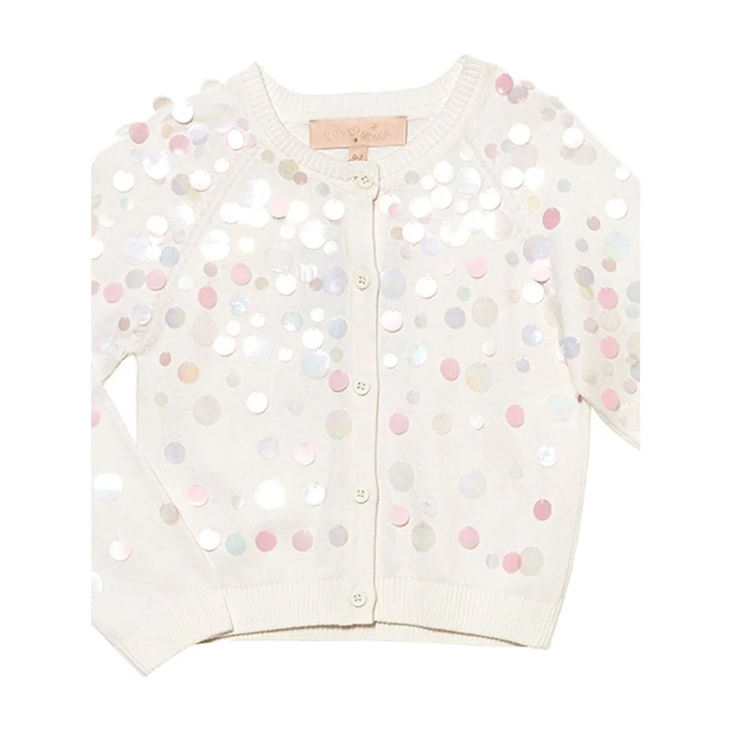 Pointillism Cardigan - Milk