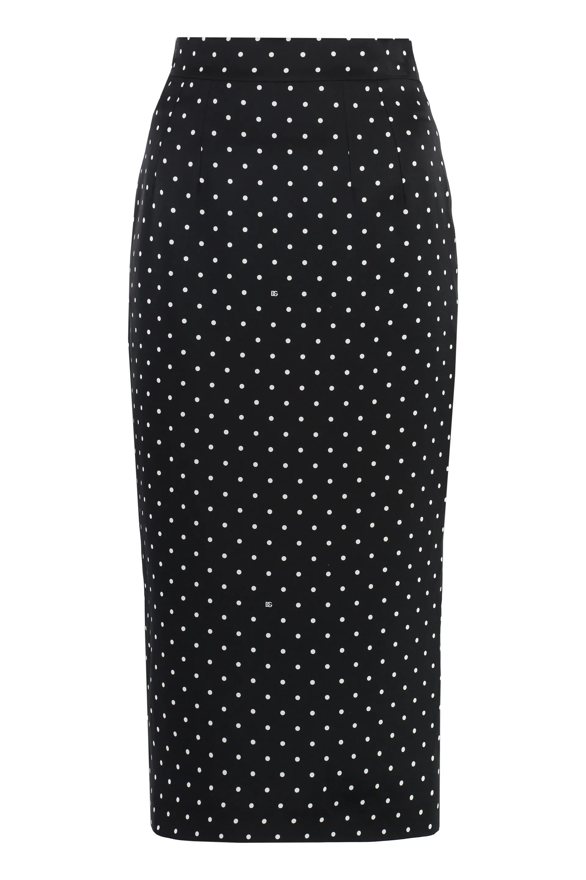 Printed pencil skirt