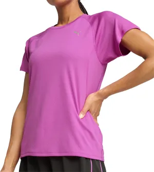 Puma Velocity Short Sleeve Womens Running Top - Purple